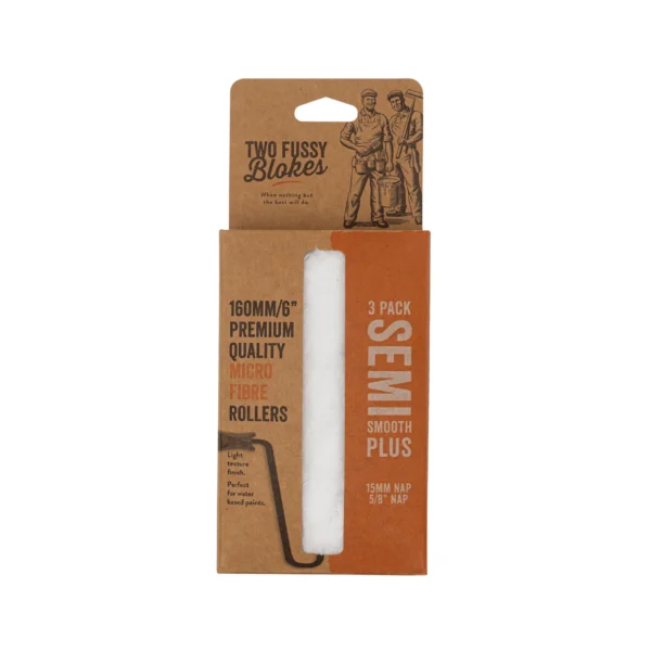 Pack 3 Mini Rodillos de Microfibra 160mm/pelo 15mm · Two Fussy Blokes